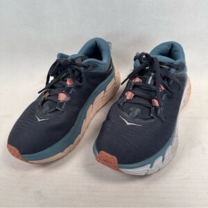 Hoka One One Gaviota 3 Ombre Blue Running Shoes Womens Size 8.5 D
